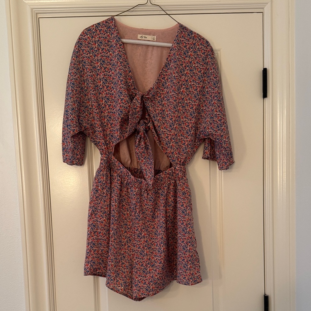 Floral Pink Jumpsuit
